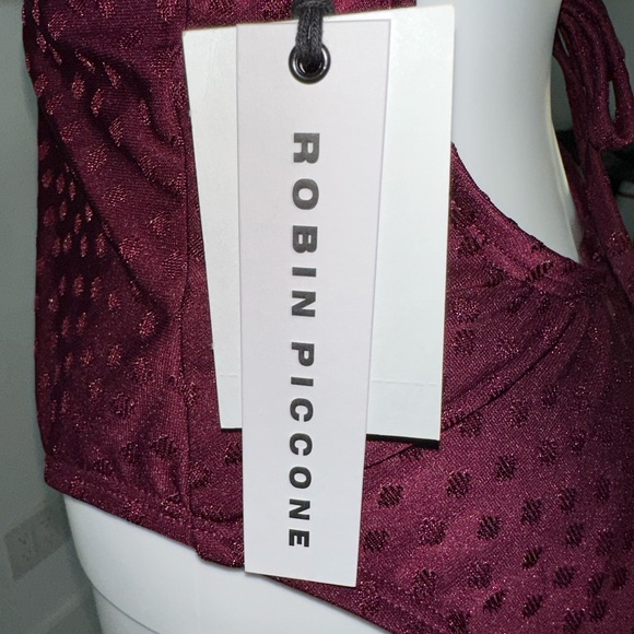 NWT- Robin Piccone “Julianna” One Piece Swimsuit - size 12 - Picture 3 of 5